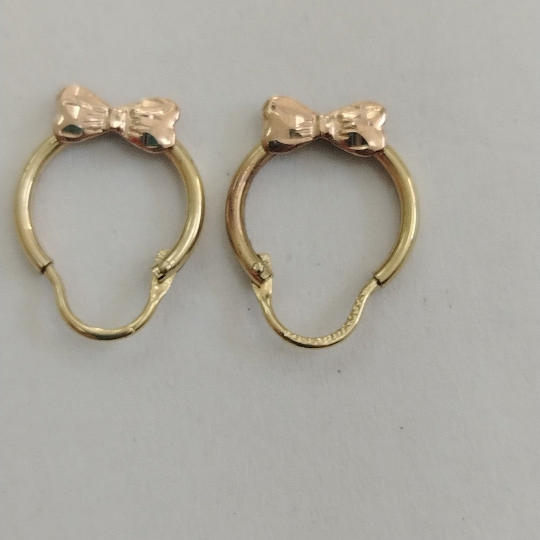 ARETES PAR ORO 10 K 0.8 GRMS (SEMINUEVO)