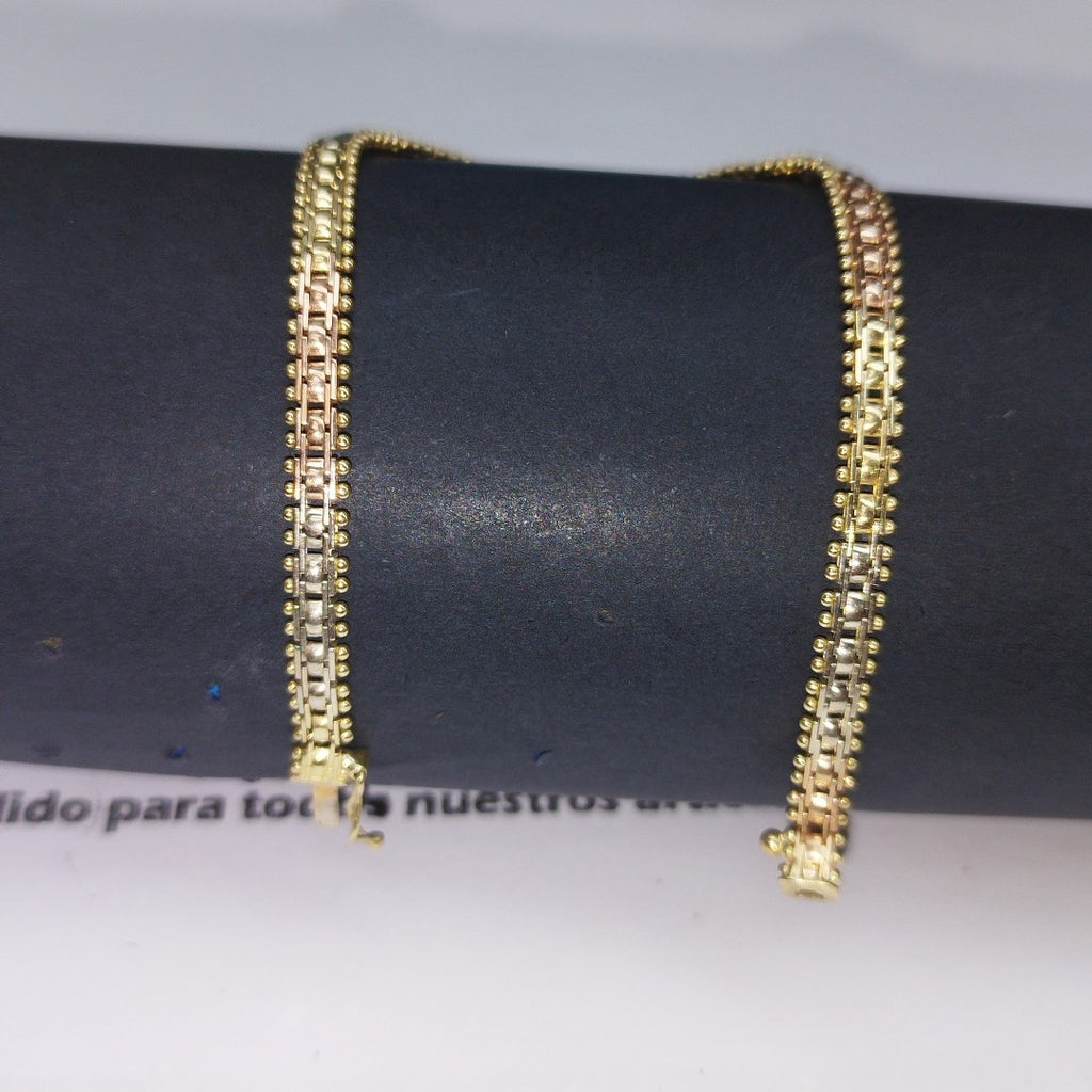 K1 7,80 GRMS 14 K ESPECIFICACIONES COMPLEMENTARIAS PULSERA HECHURA ESPECIAL ORO (SEMINUEVO)