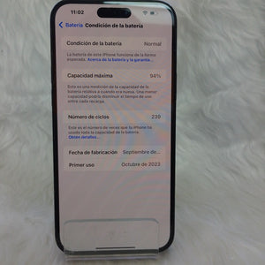 CELULAR APPLE IPHONE 15 PLUS A2847 (2023) 128 GB 6 GB RAM (SEMINUEVO)