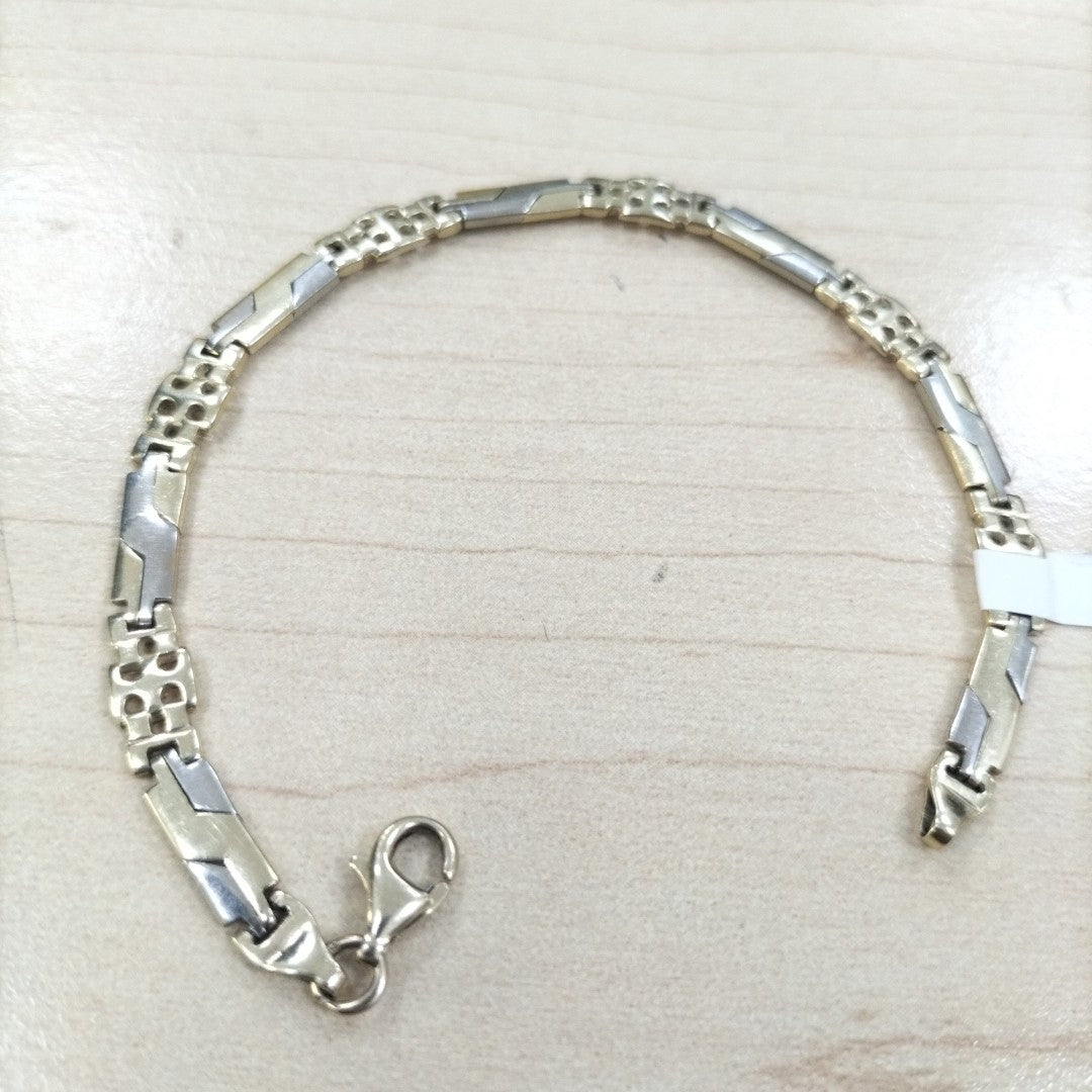 PULSERA ORO, ORO COMBINADO 14 K 12.7 GRMS (SEMINUEVO)