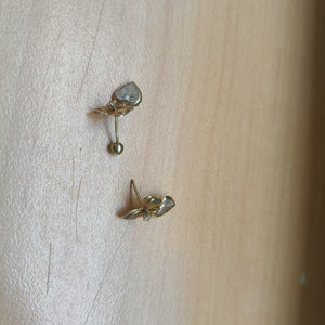 ARETES PAR ORO 10 K 1.1 GRMS (SEMINUEVO)