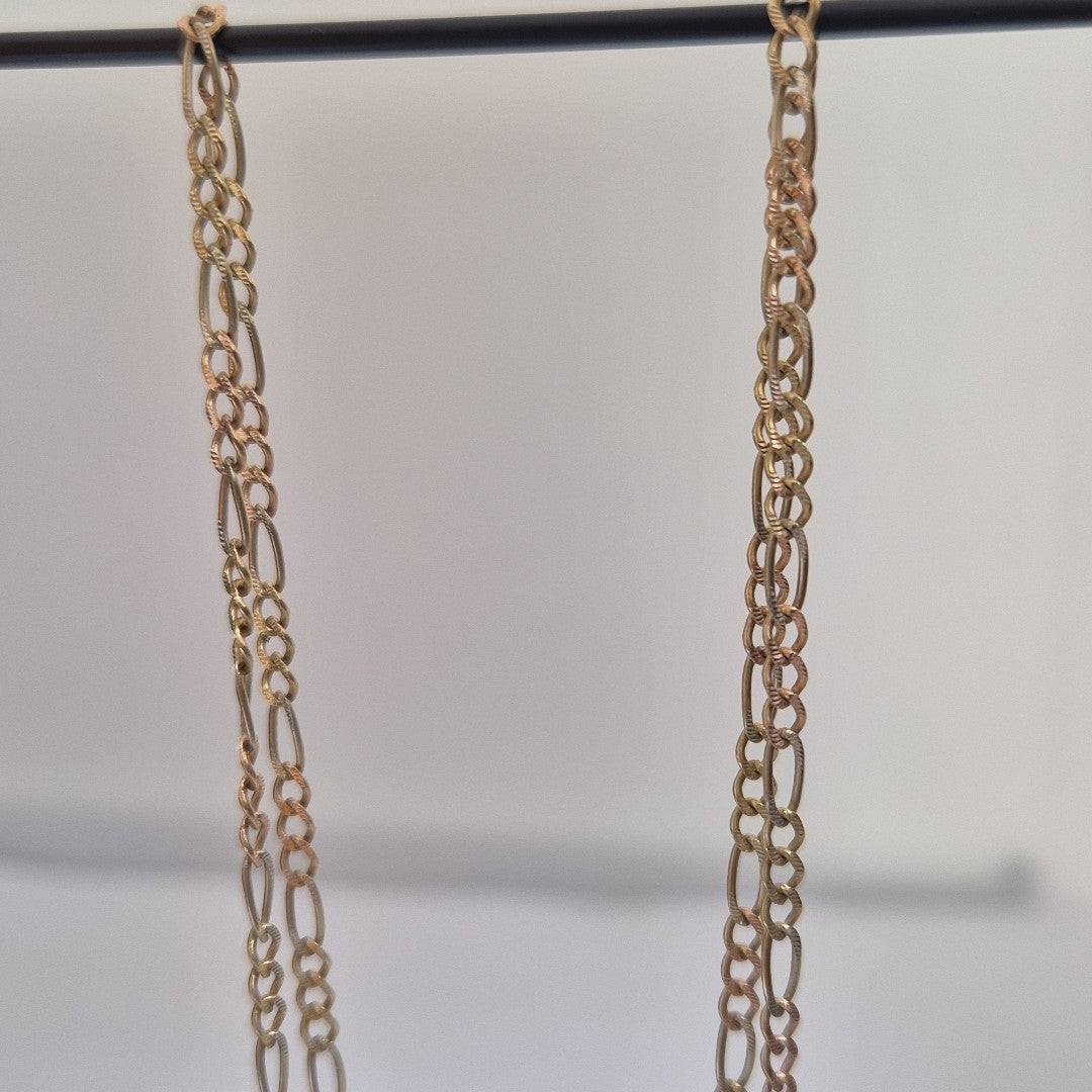 CADENA ORO, ORO COMBINADO 14 K 5.9 GRMS (SEMINUEVO)