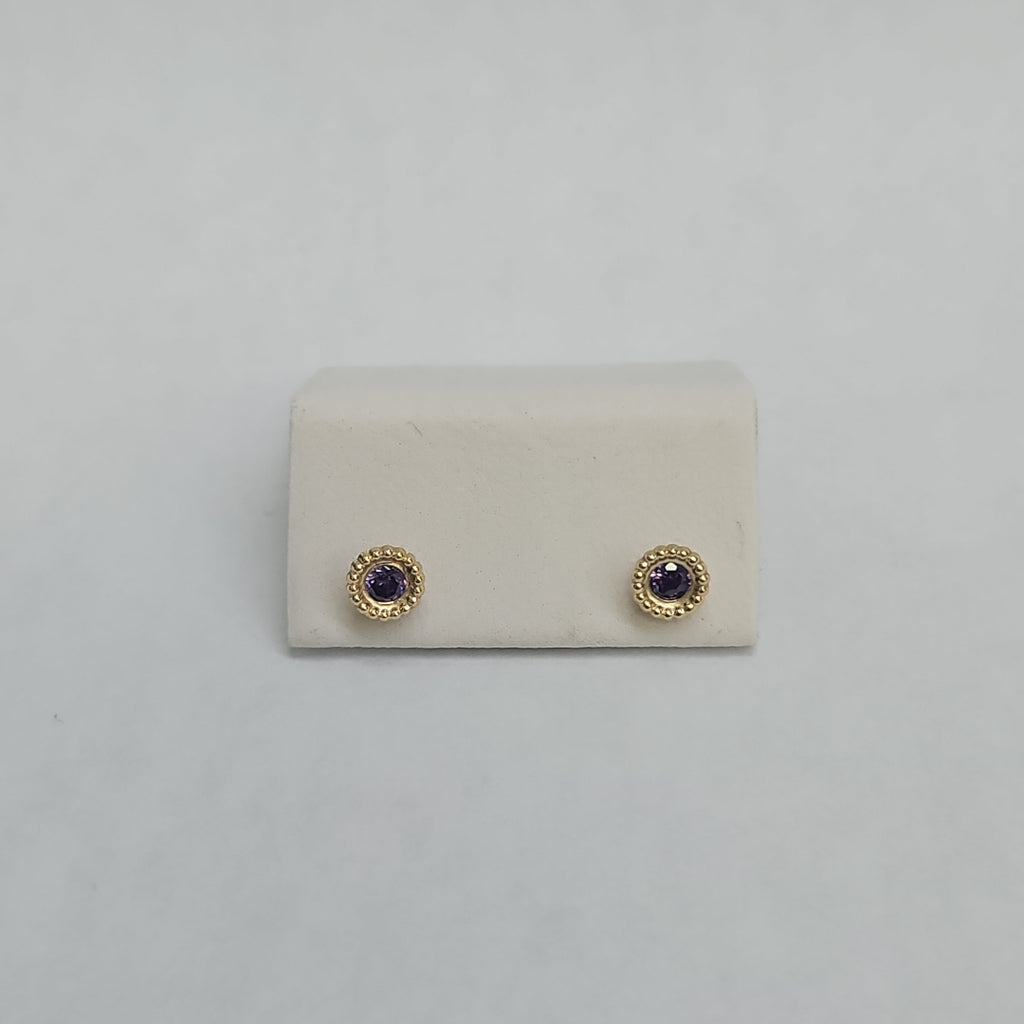 BROQUELES ORO 10K 1 (NUEVO)