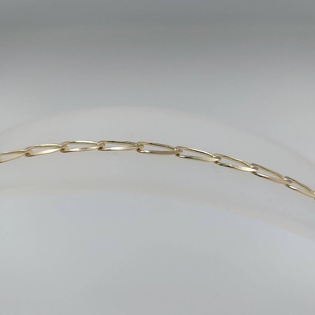 PULSERA TEJIDO ESLABONES 4.7G 21 CM (NUEVO)