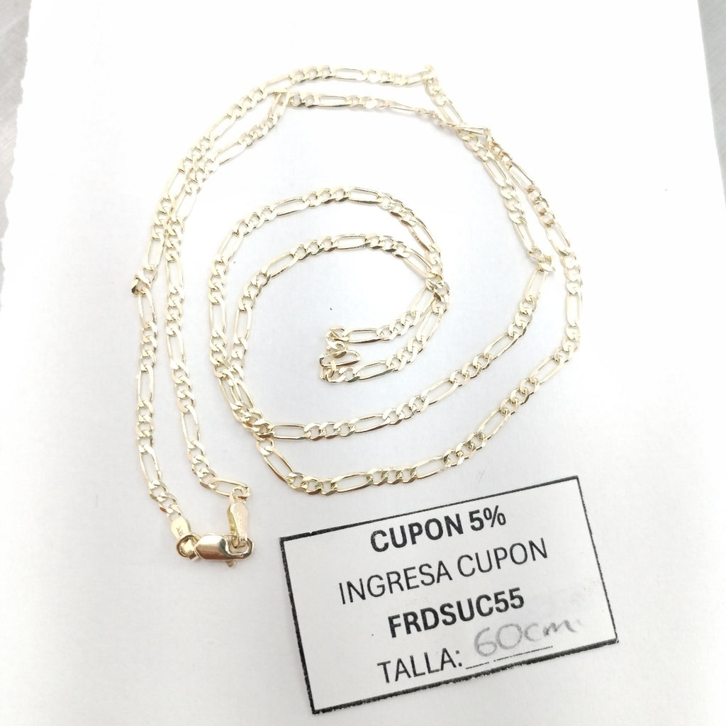 CADENA TEJIDO 3X1 5.6G 60 CM (NUEVO)