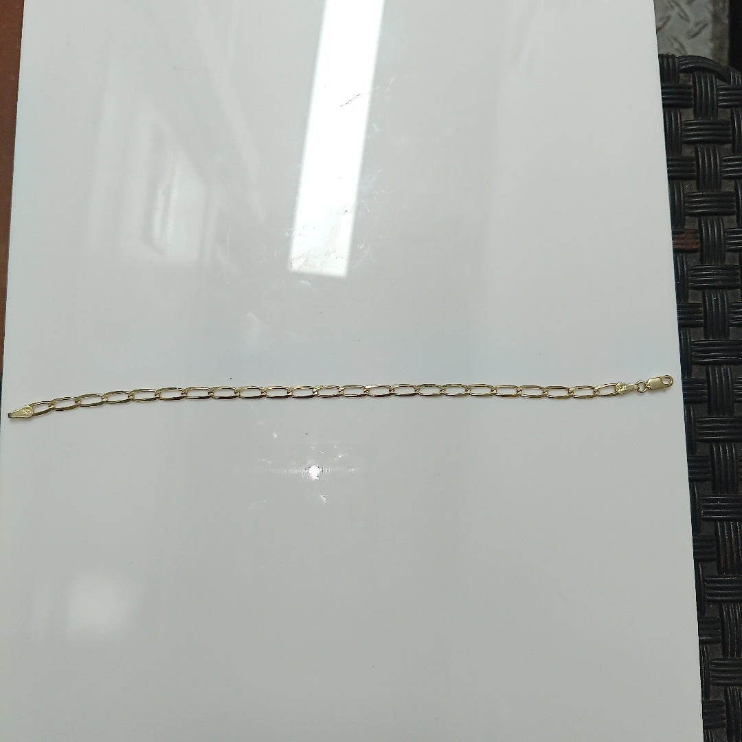 PULSERA TEJIDO ESLABONES 4.6G 21 CM (NUEVO)