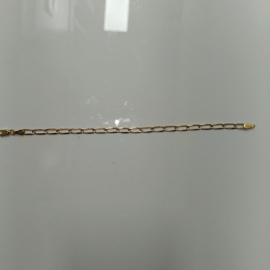 PULSERA TEJIDO ESLABONES 4G 18 CM (NUEVO)