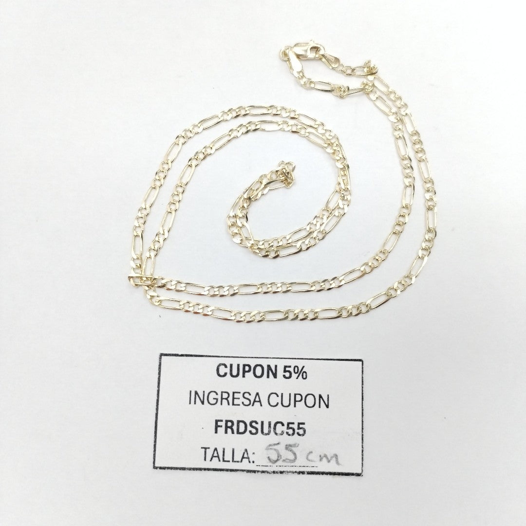 CADENA TEJIDO 3X1 5.1G 55 CM (NUEVO)