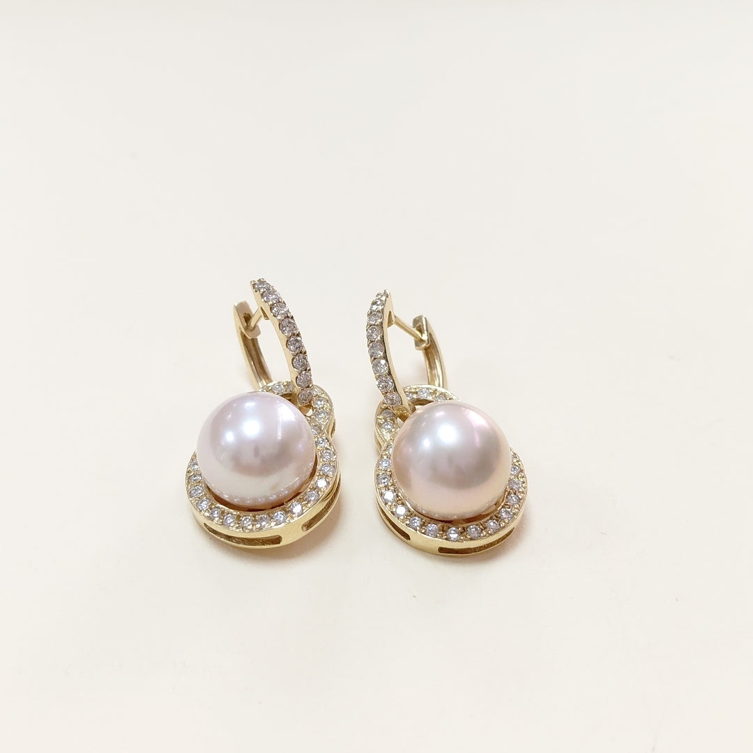 ARETES PAR ORO 14 K 9.8 GRMS (SEMINUEVO)