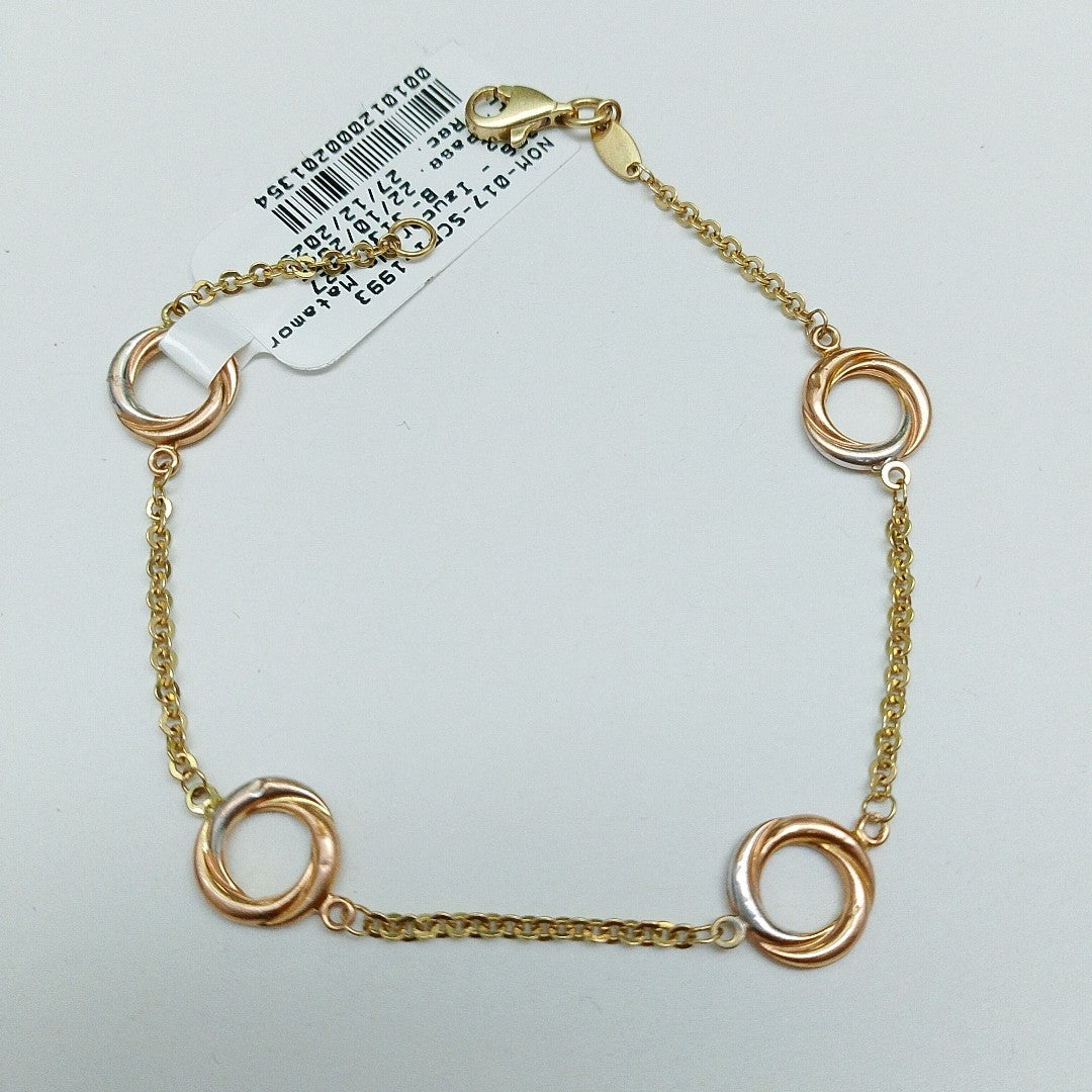 K1 2,30 GRMS 14 K ESPECIFICACIONES COMPLEMENTARIAS PULSERA CIRCULOS (SEMINUEVO)