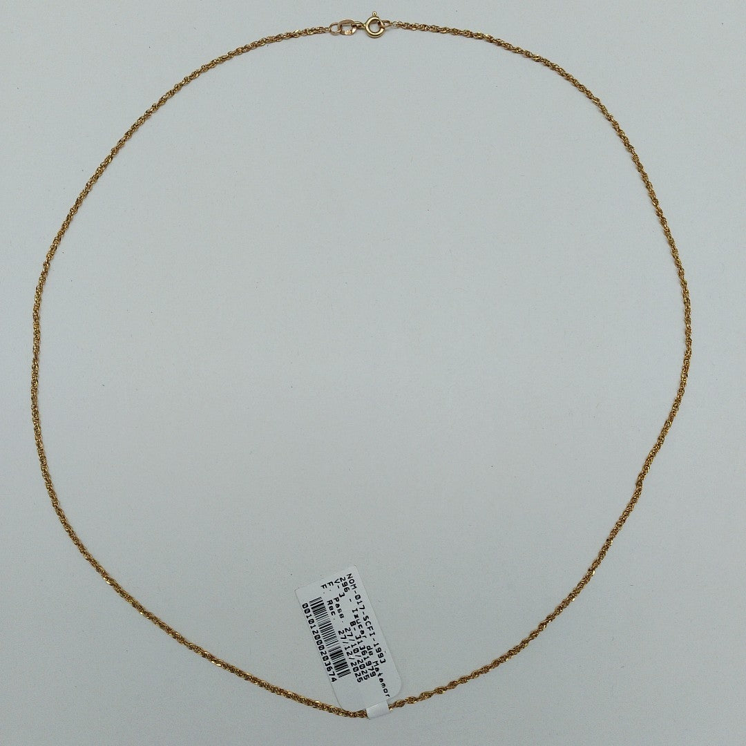 K1 2,20 GRMS 14 K ESPECIFICACIONES COMPLEMENTARIAS CADENA TEJIDO ESPECIAL TIPO T (SEMINUEVO)