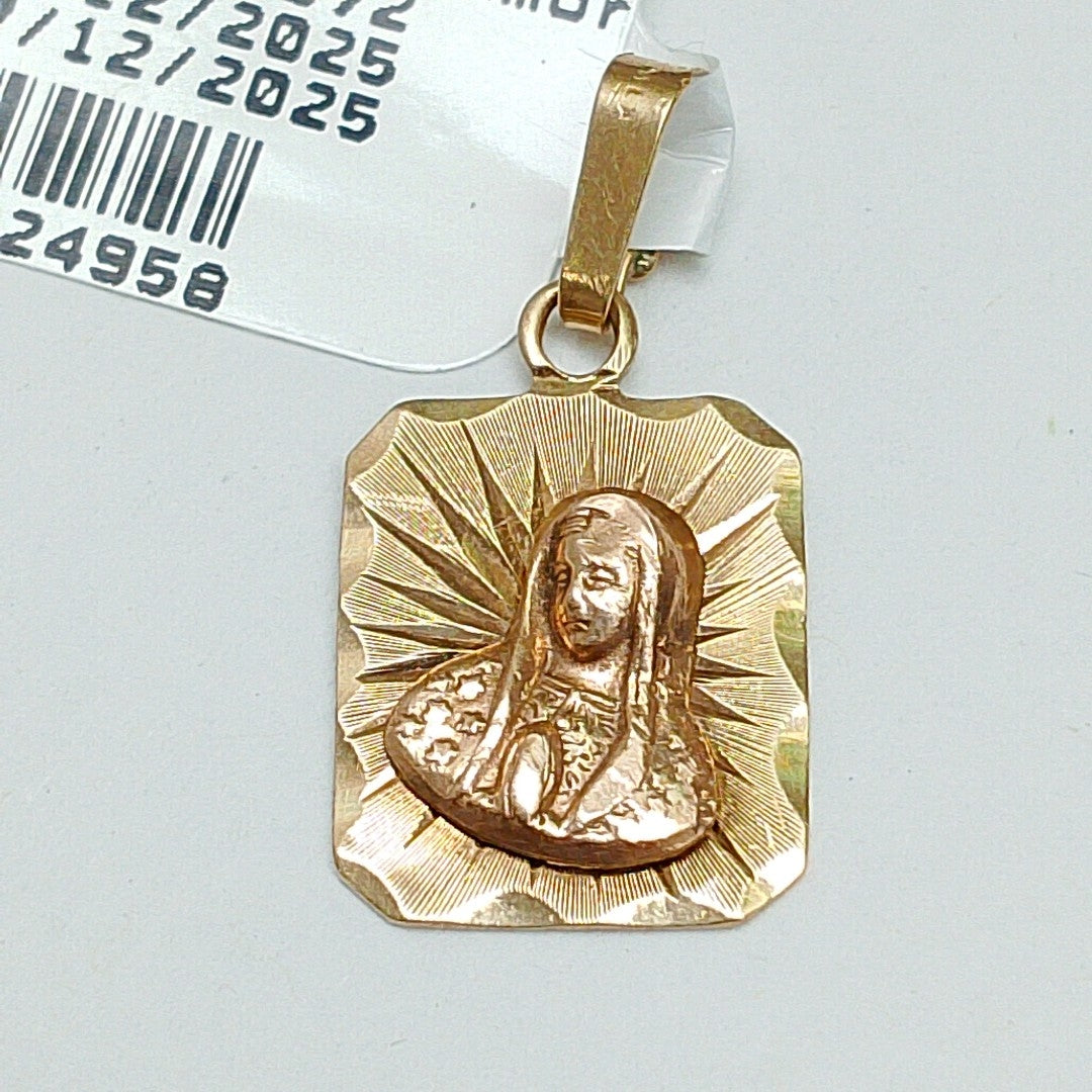K1 1,00 GRMS 14 K ESPECIFICACIONES COMPLEMENTARIAS MEDALLA RELIGIOSA CUADRO ROST (SEMINUEVO)