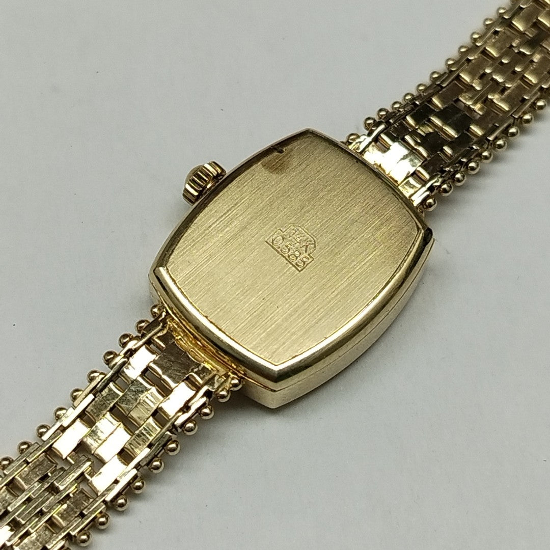 RELOJ CAJA Y PULSO ORO ORO 14 K 21 GRMS (SEMINUEVO)