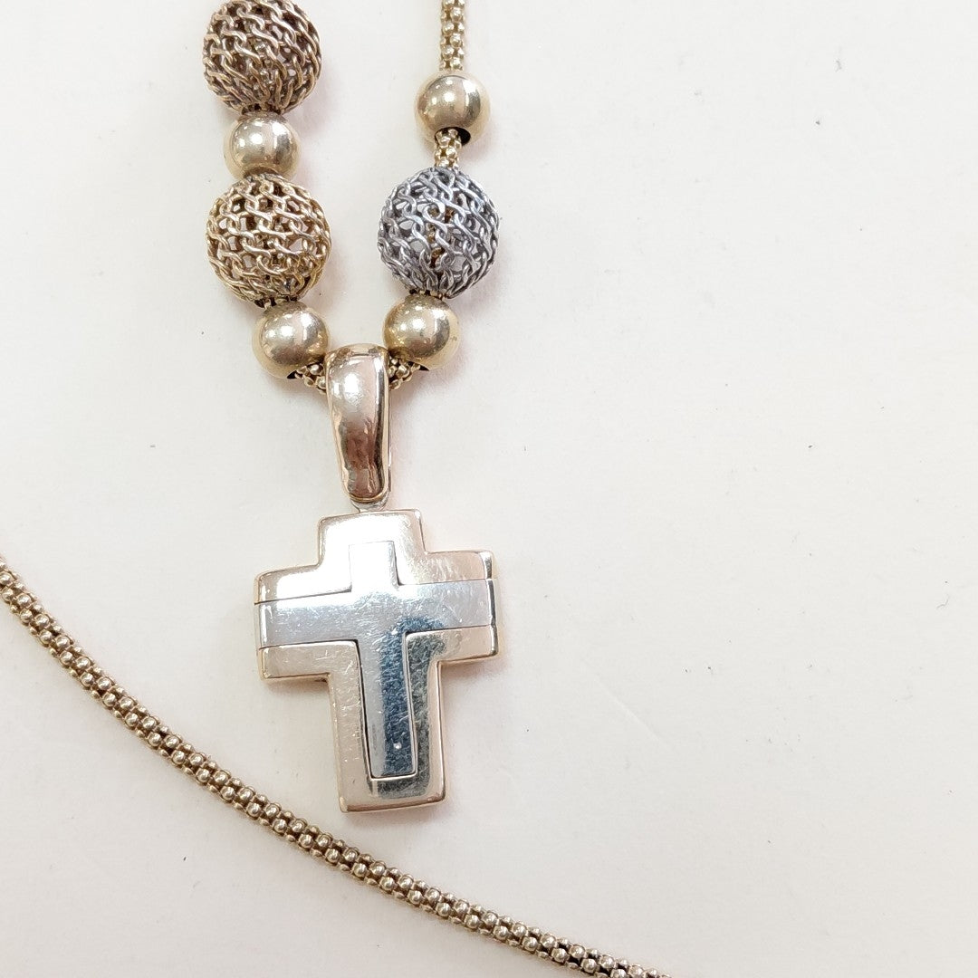 GARGANTILLA ORO COMBINADO 14 K 11.5 GRMS (SEMINUEVO)