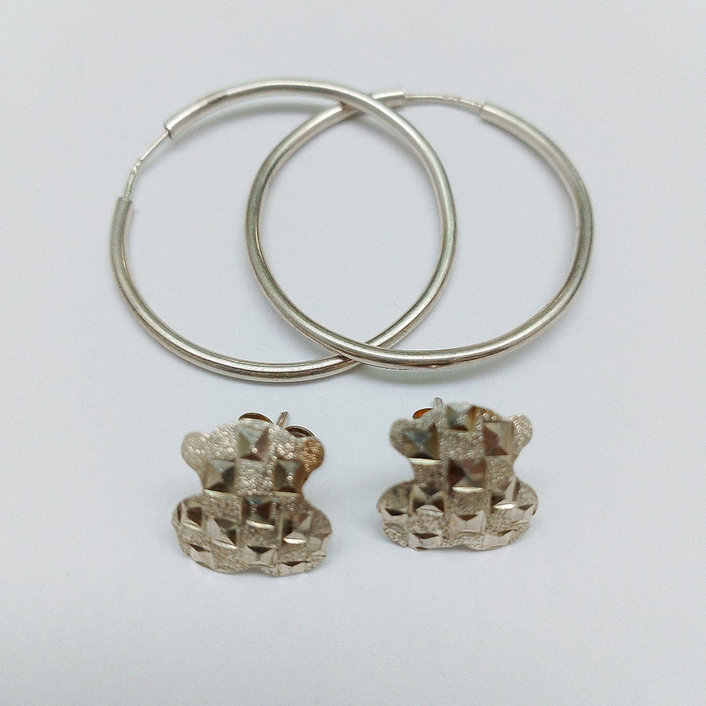 ARETES PAR PLATA 14.2 GRMS (SEMINUEVO)
