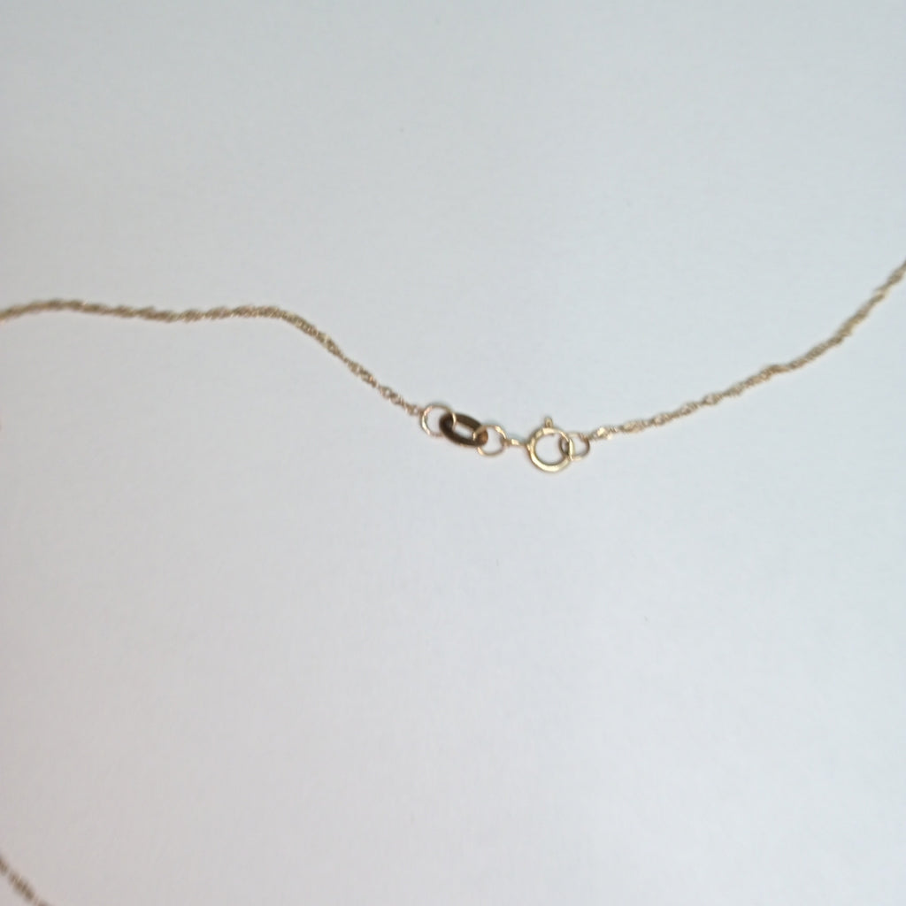 CADENA, MEDALLA RELIGIOSA ORO 10 K 1.4 GRMS (SEMINUEVO)