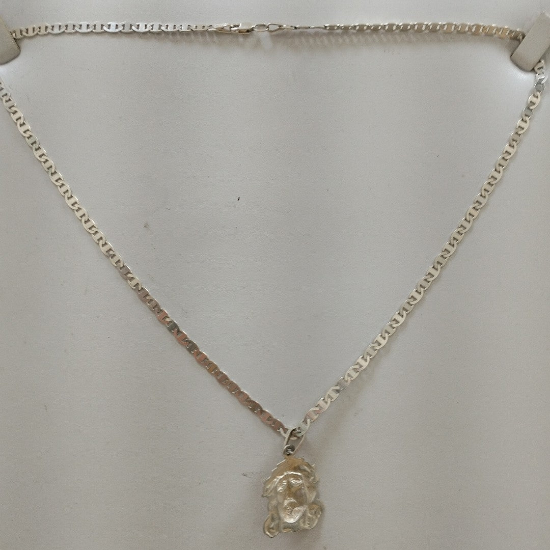 CADENA, DIJE PLATA 10.5 GRMS (SEMINUEVO)