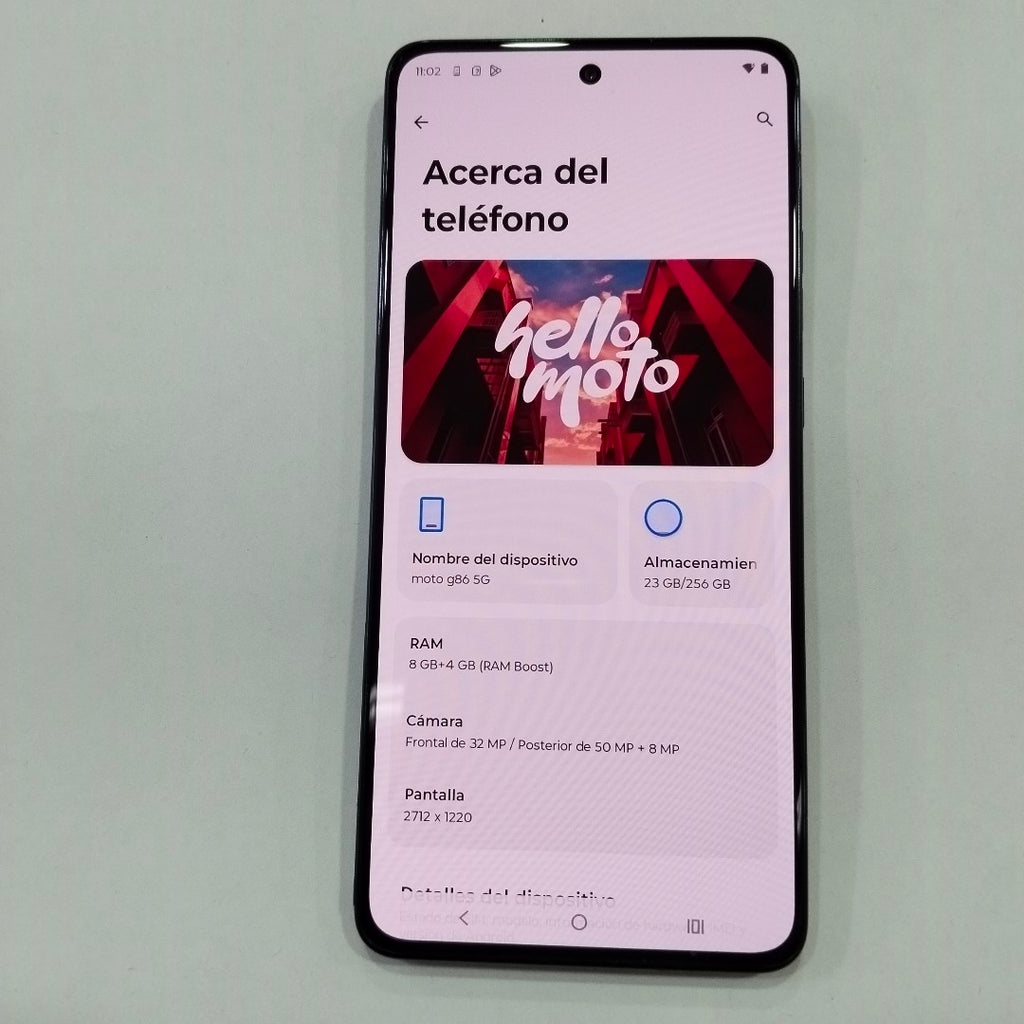 CELULAR MOTOROLA MOTO G86 XT2527-1 (2025) 256 GB 8 GB RAM (SEMINUEVO)