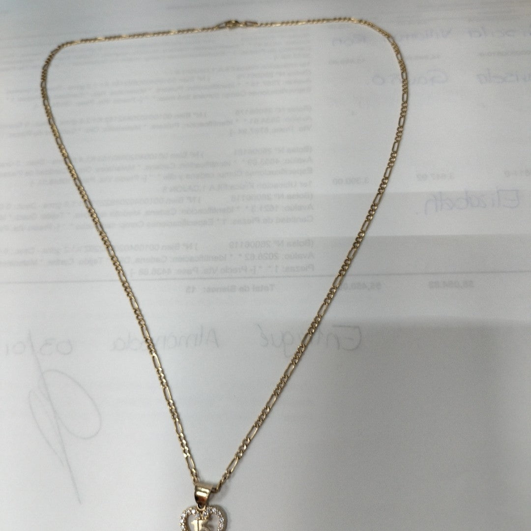 CADENA, DIJE ORO 10 K 2 GRMS (SEMINUEVO)