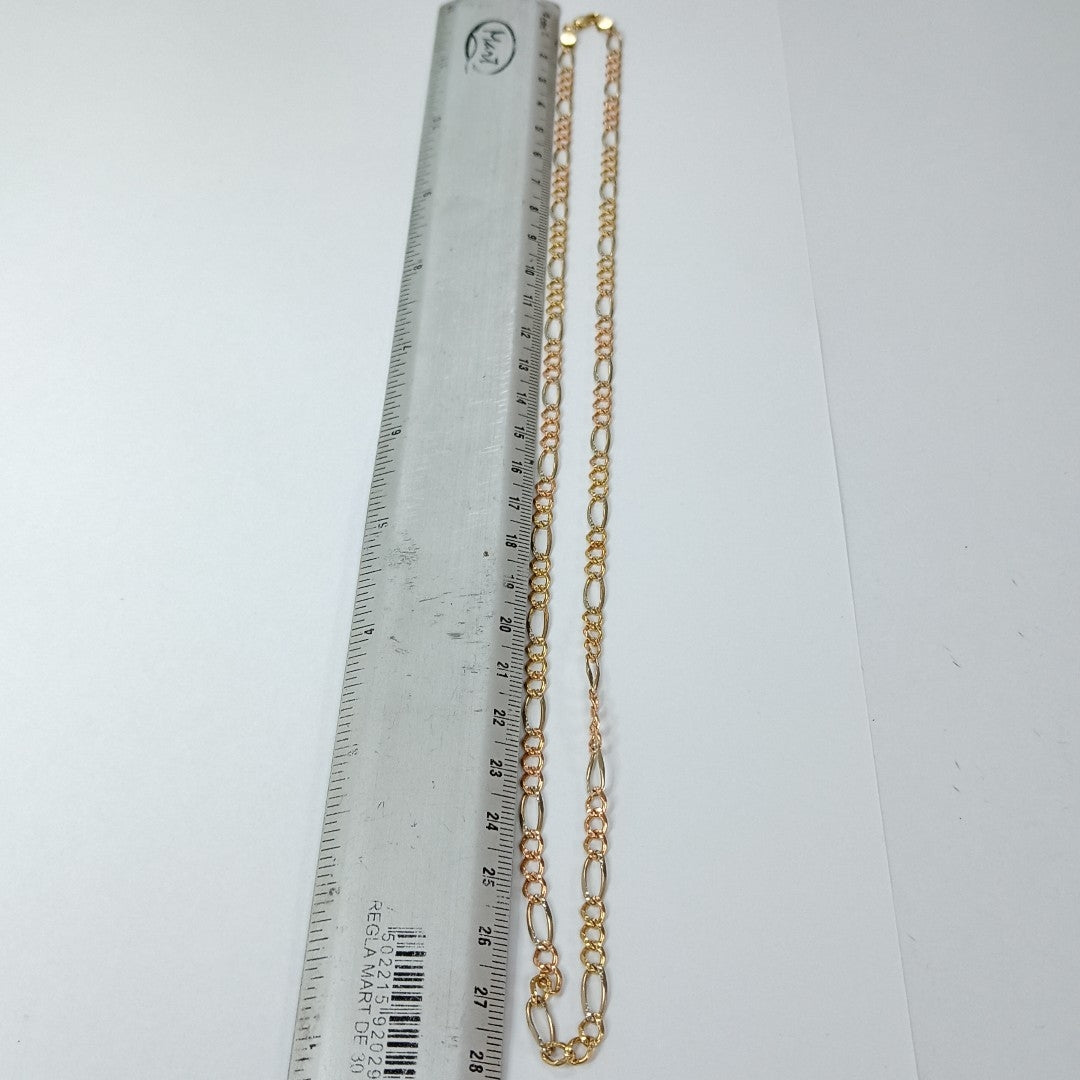 K1 11,50 GRMS 10 K ESPECIFICACIONES COMPLEMENTARIAS CADENA CARTIER ORO COMBINAD (SEMINUEVO)