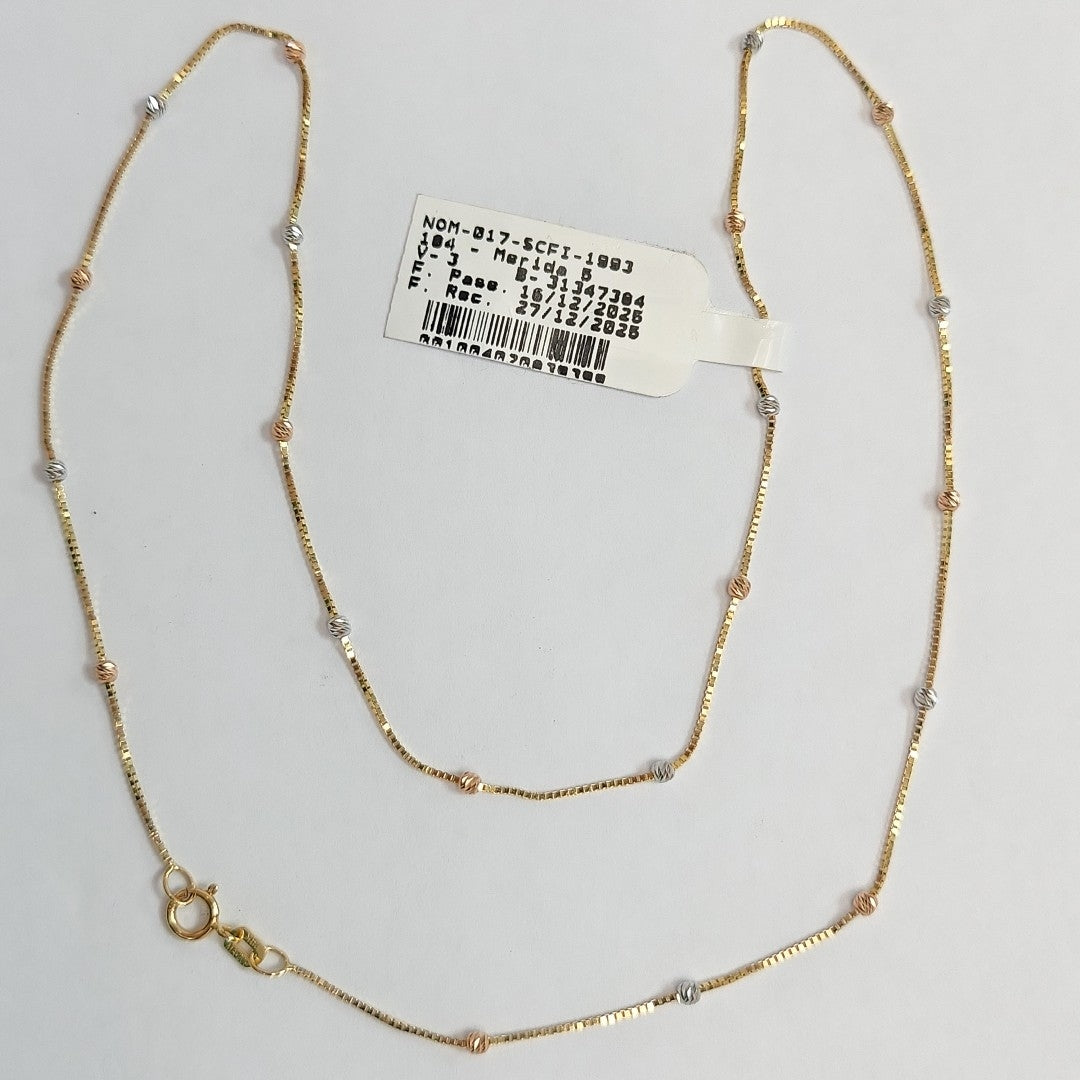 GARGANTILLA ORO 14 K 1.9 GRMS (SEMINUEVO)