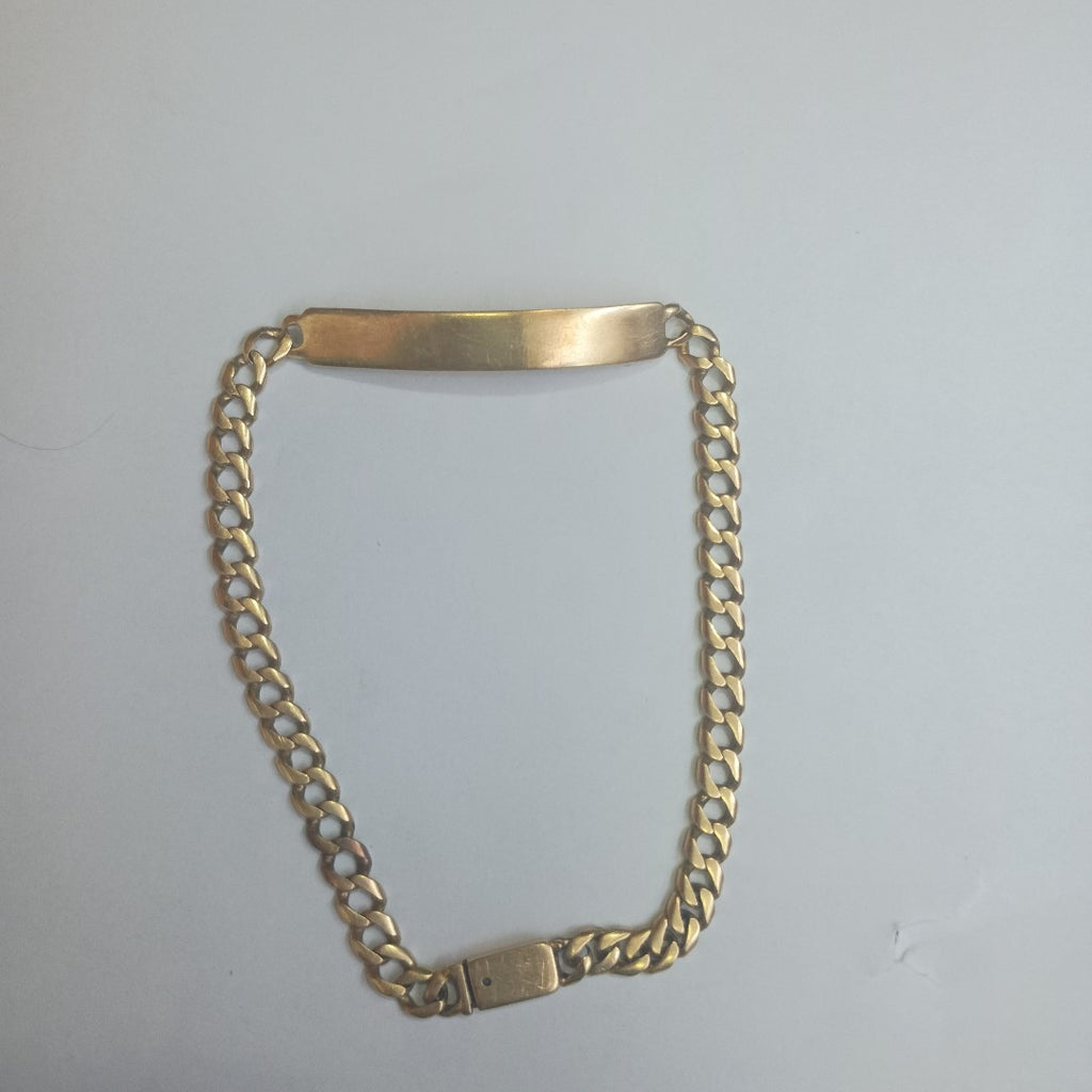 K1 12,00 GRMS 14 K ESPECIFICACIONES COMPLEMENTARIAS ESCLAVA 14K PLACA LISA (SEMINUEVO)