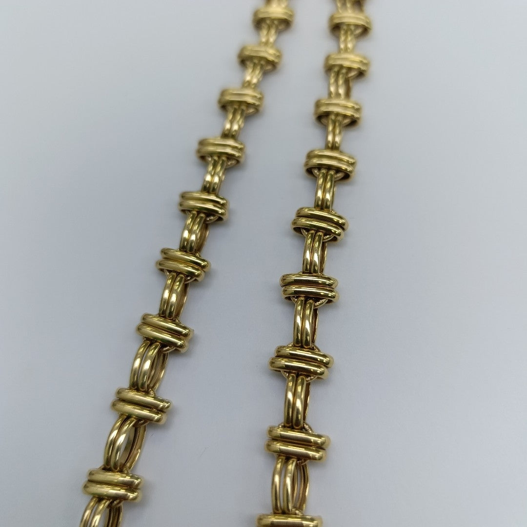 CADENAS ESPECIAL ORO 14K 17.5 (NUEVO)