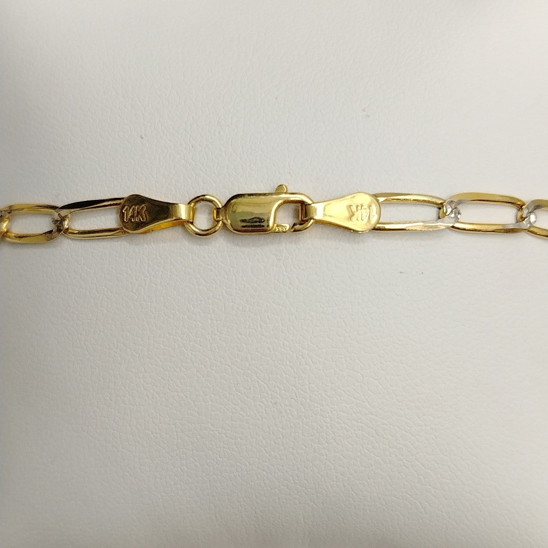 PULSERA TEJIDO ESLABONES 4.6G 21 CM (NUEVO)