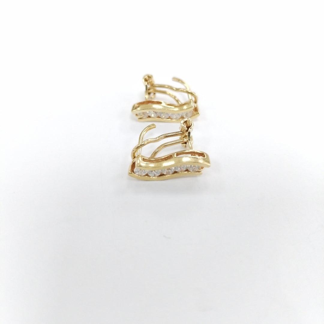 ARETES PAR ORO 14 K 4.1 GRMS (SEMINUEVO)