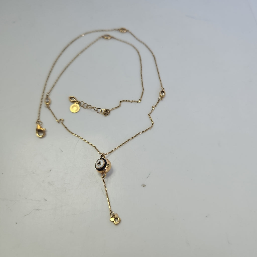 K1 4,60 GRMS 14 K ESPECIFICACIONES COMPLEMENTARIAS AHOGADOR CON DIJE ESFERA (SEMINUEVO)