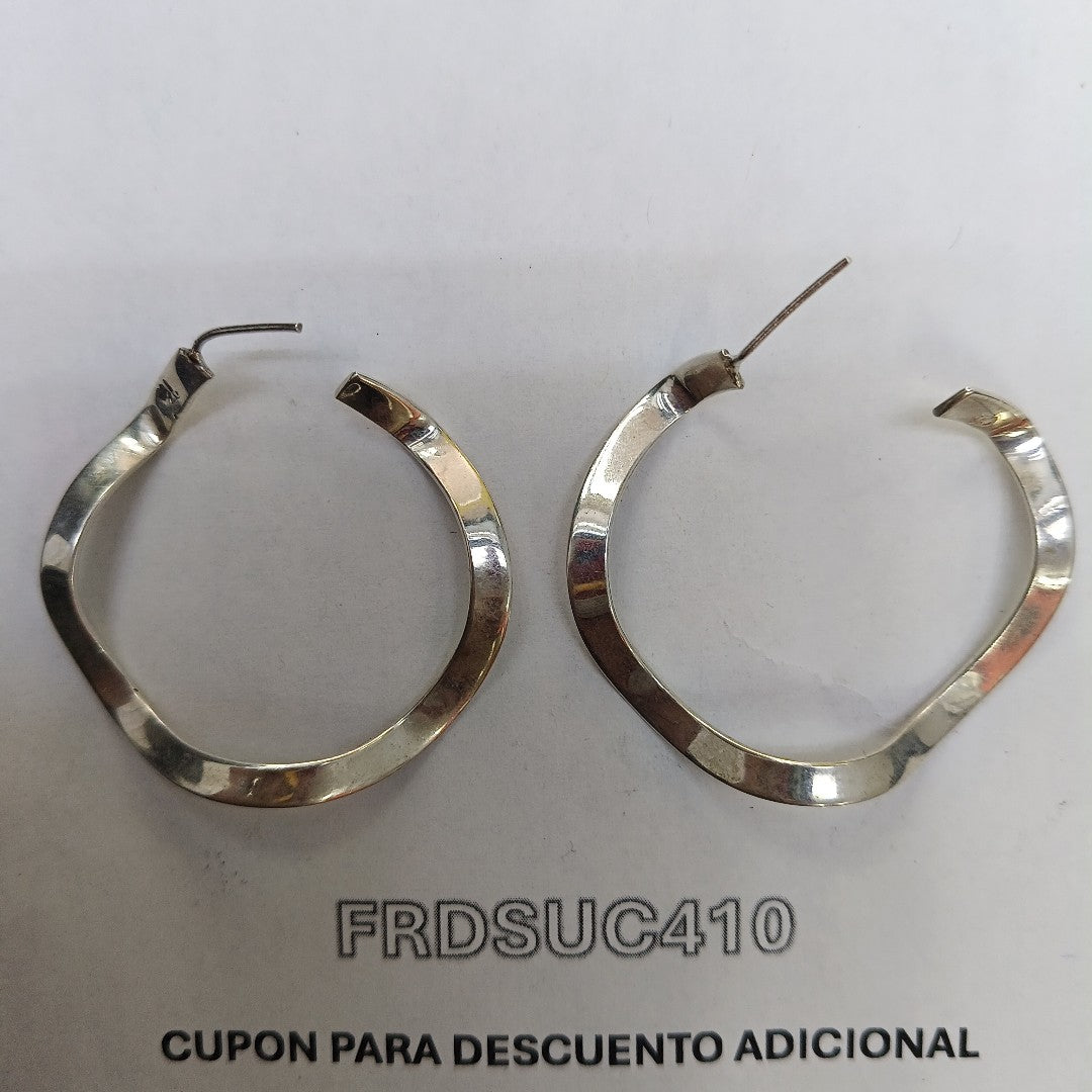 BROQUELES PAR PLATA 8,00 GRMS (SEMINUEVO)