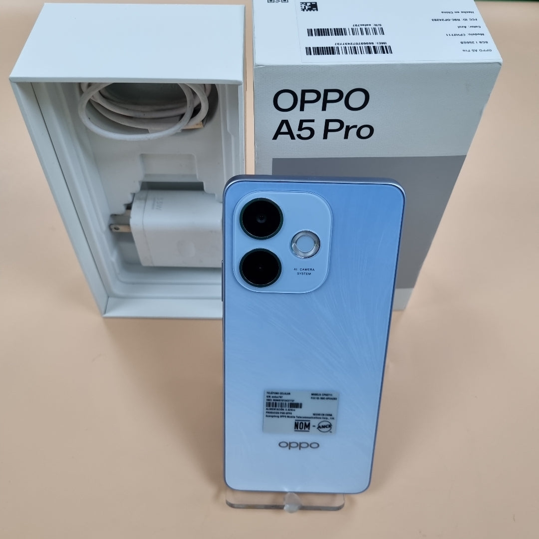 CELULAR OPPO  A5 PRO CPH2711 (2025) 256 GB 8 GB RAM (SEMINUEVO)