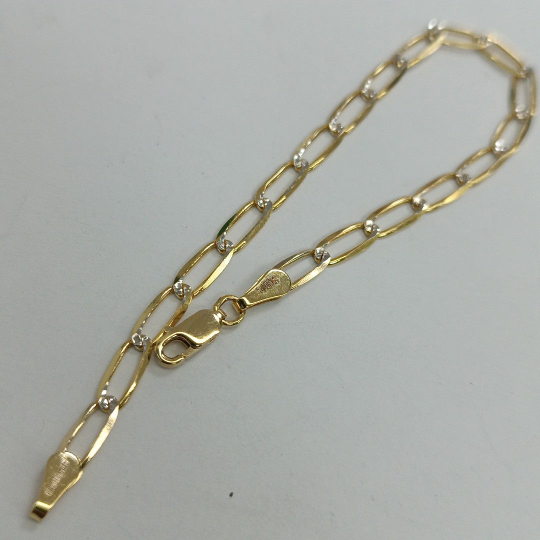 PULSERA TEJIDO ESLABONES 3.9G 18 CM (NUEVO)