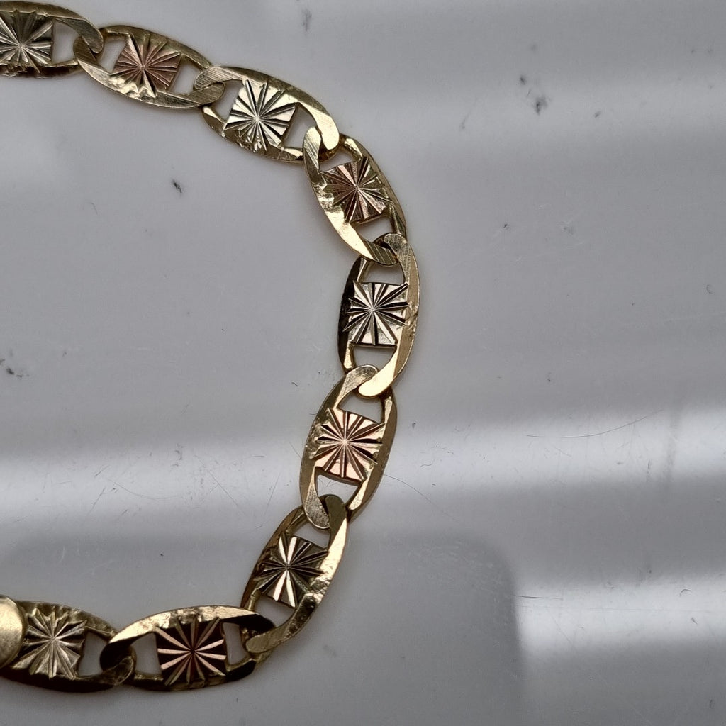 PULSERA TEJIDO MARINERO 6.61GR 16 CM (NUEVO)
