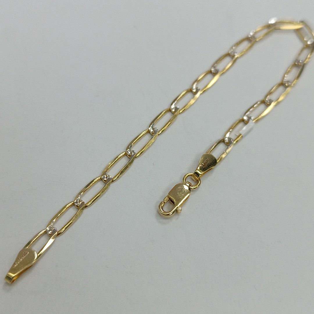 PULSERA TEJIDO ESLABONES 3.9G 18 CM (NUEVO)