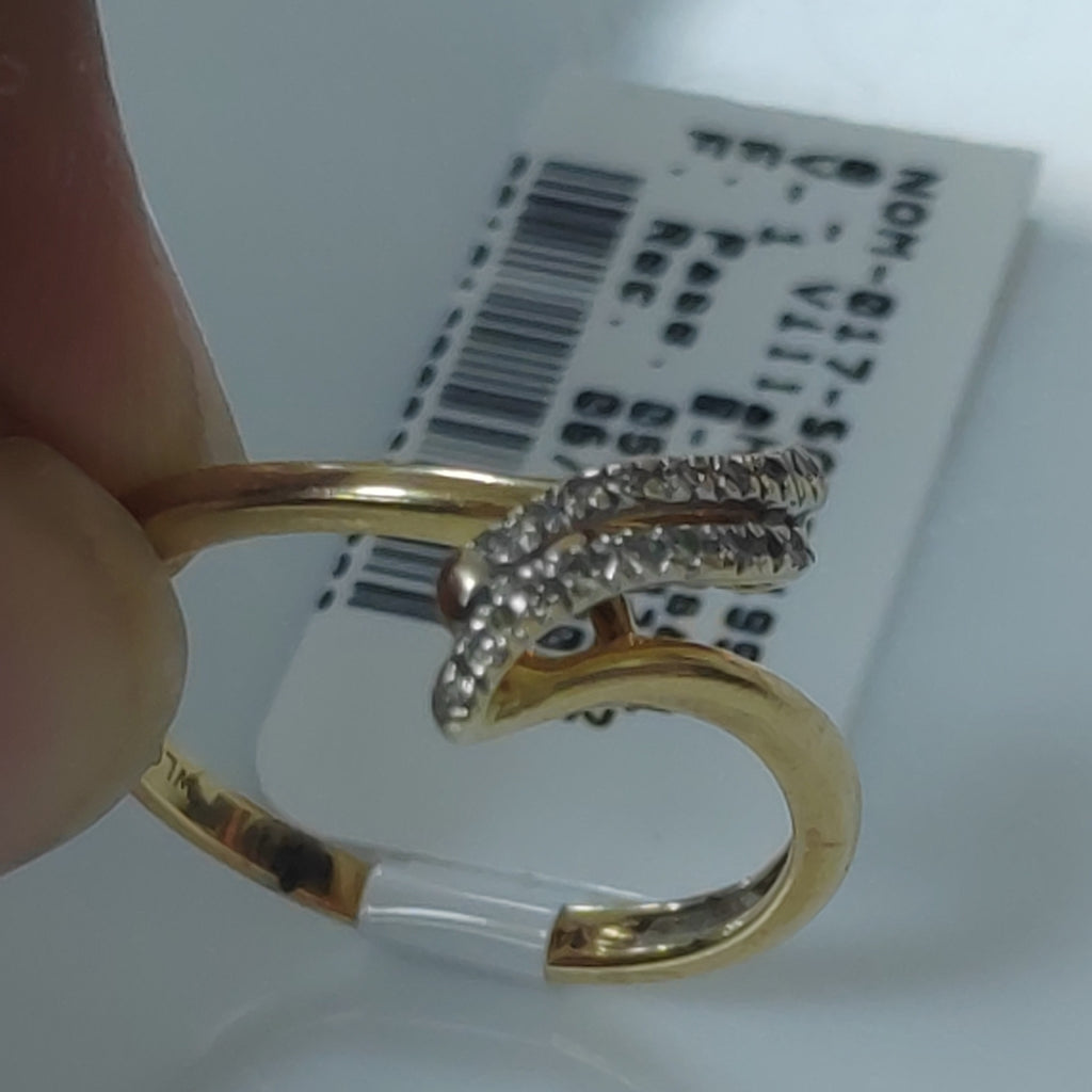 K1 1,90 GRMS 14 K ESPECIFICACIONES COMPLEMENTARIAS ANILLITO CON CIRCONIAS (SEMINUEVO)