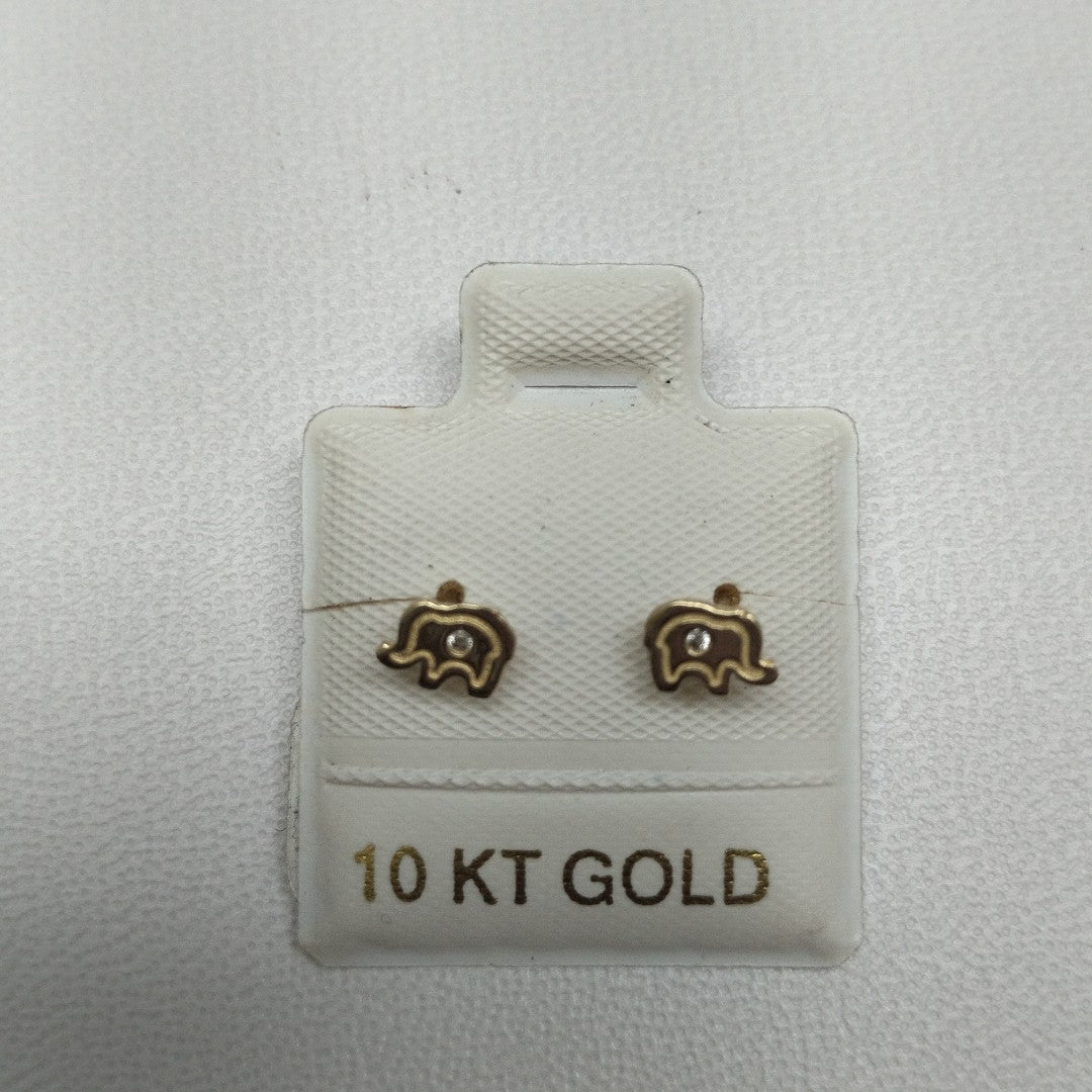 BROQUELES ORO 10K 1 (NUEVO)