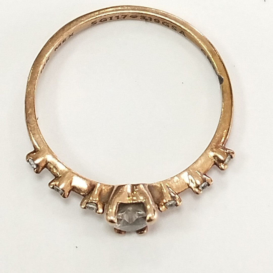 K1 1,10 GRMS 10 K ESPECIFICACIONES COMPLEMENTARIAS ANILLITO CON CIRCONIA DE CORA (SEMINUEVO)