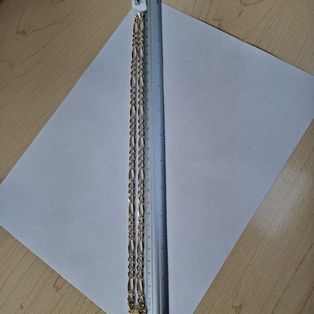 CADENAS CARTIER 3 1 DIAMANTADA ORO 14K 23.5 (NUEVO)