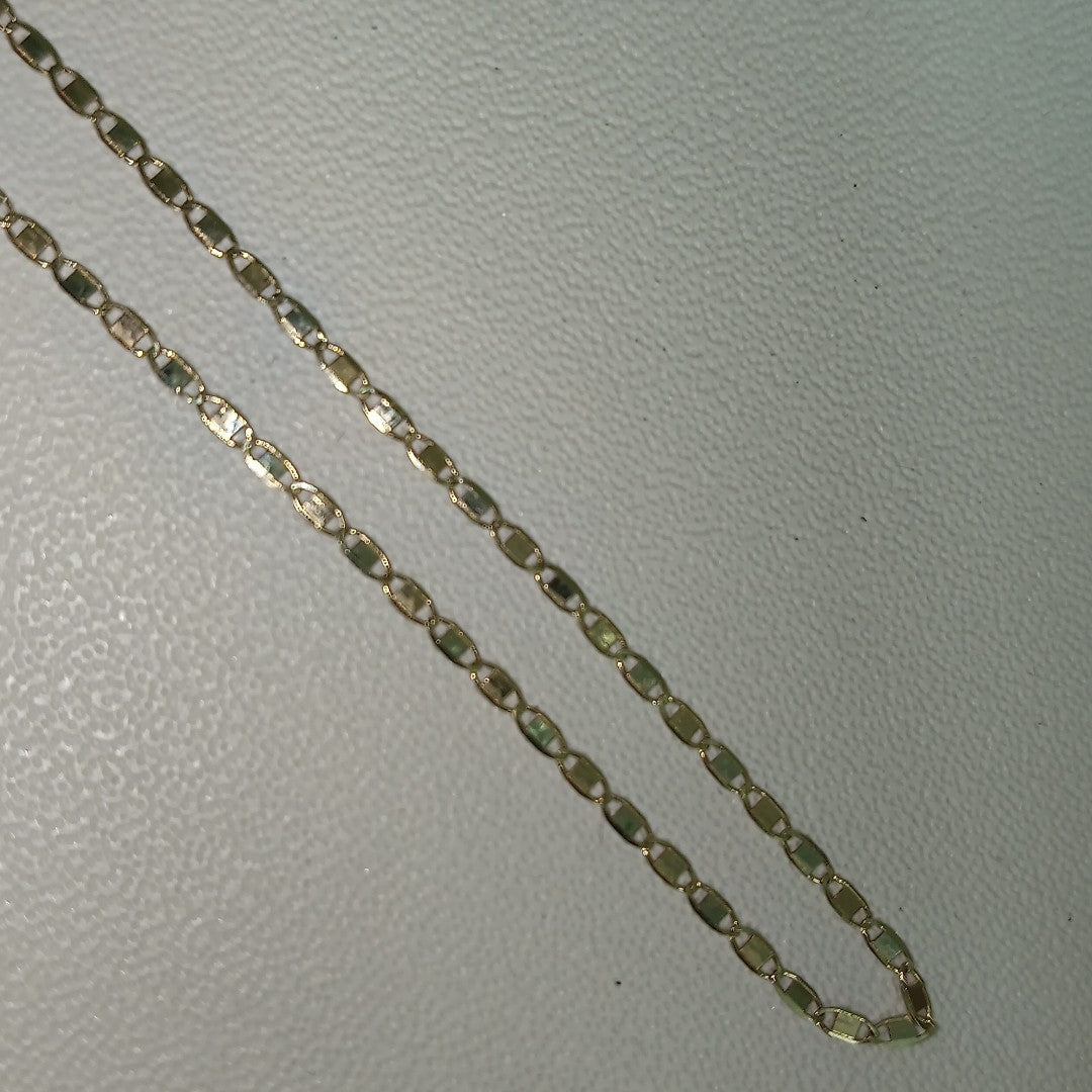 CADENA TEJIDO MARINERO 2.11GR 55 CM (NUEVO)