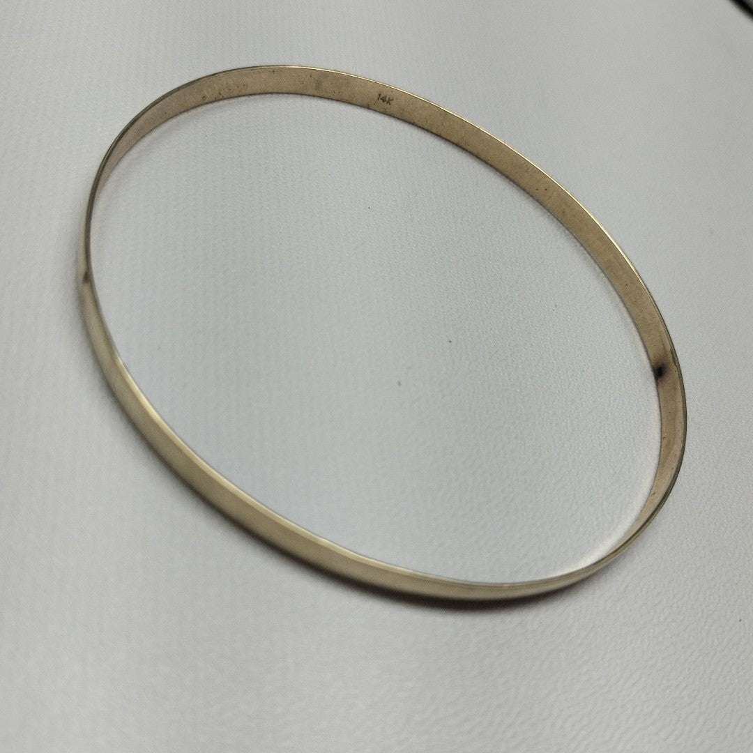 PULSERA RIGIDA ORO 14 K 6.1 GRMS (SEMINUEVO)