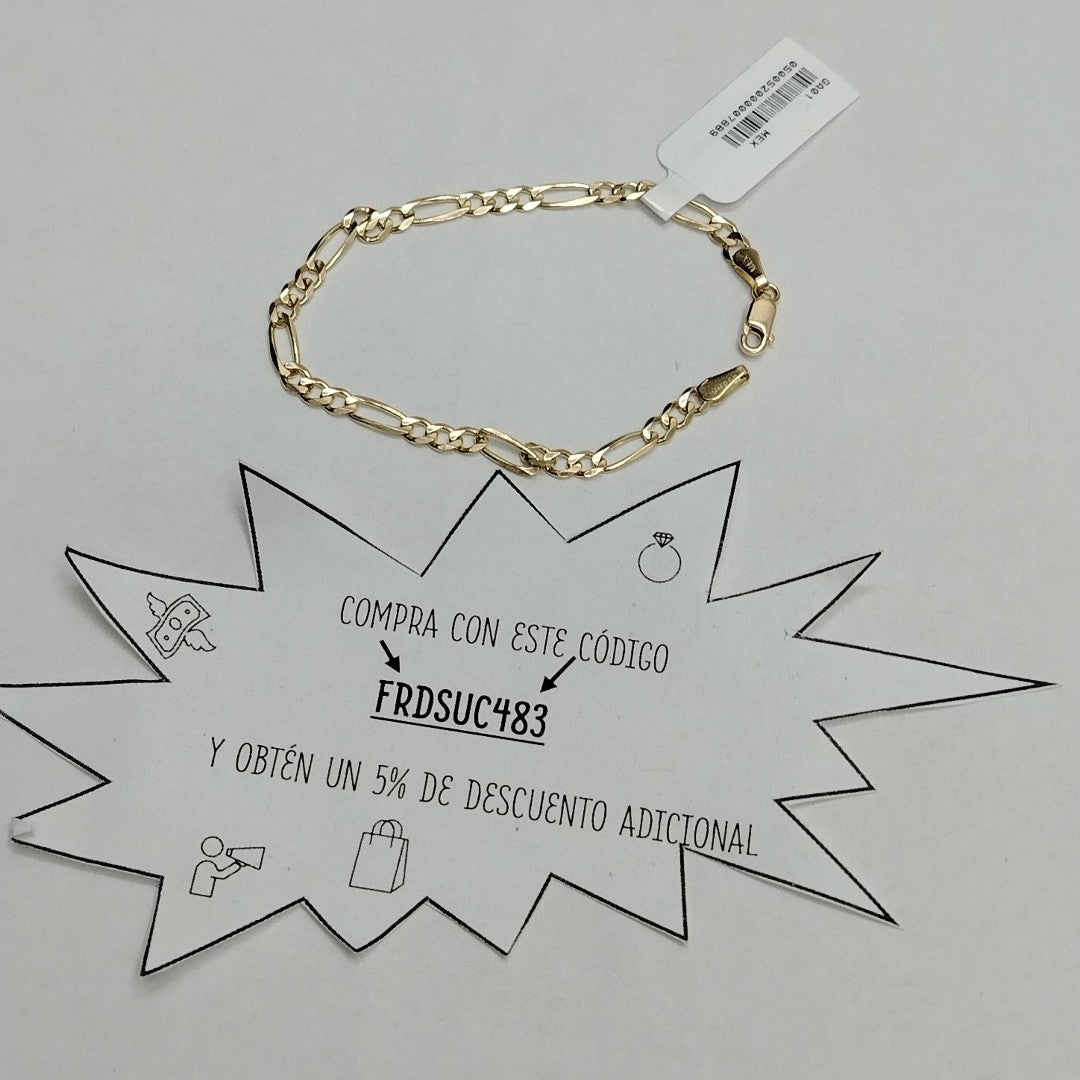 PULSERA TEJIDO 3X1 4.3G 18 CM (NUEVO)