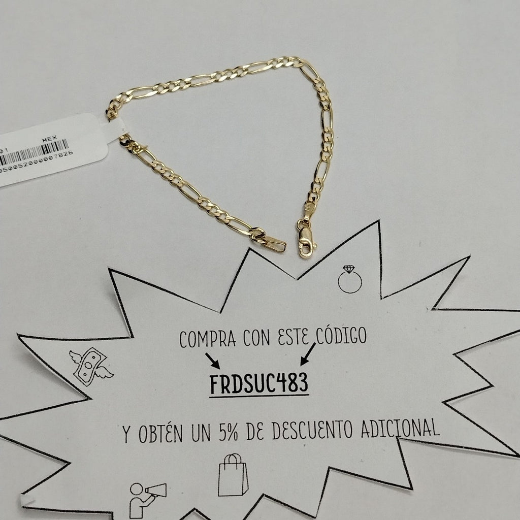 PULSERA TEJIDO 3X1 2.9G 18 CM (NUEVO)