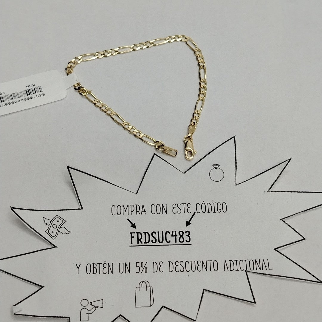 PULSERA TEJIDO 3X1 2.9G 18 CM (NUEVO)