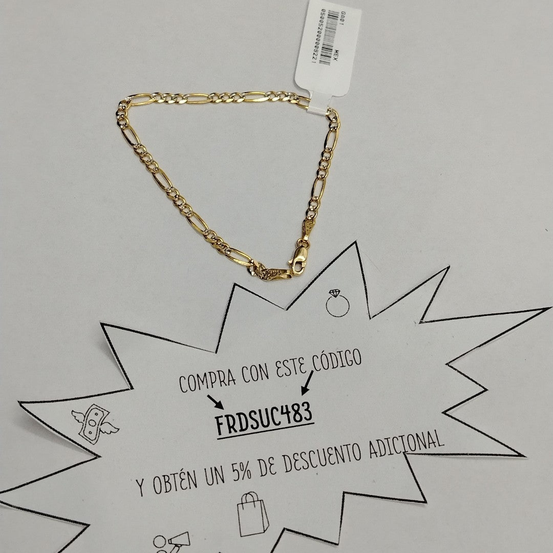 PULSERA TEJIDO 3X1 3G 18 CM (NUEVO)