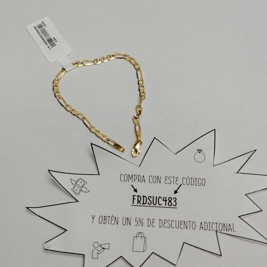 PULSERA TEJIDO 3X1 2.9G 18 CM (NUEVO)