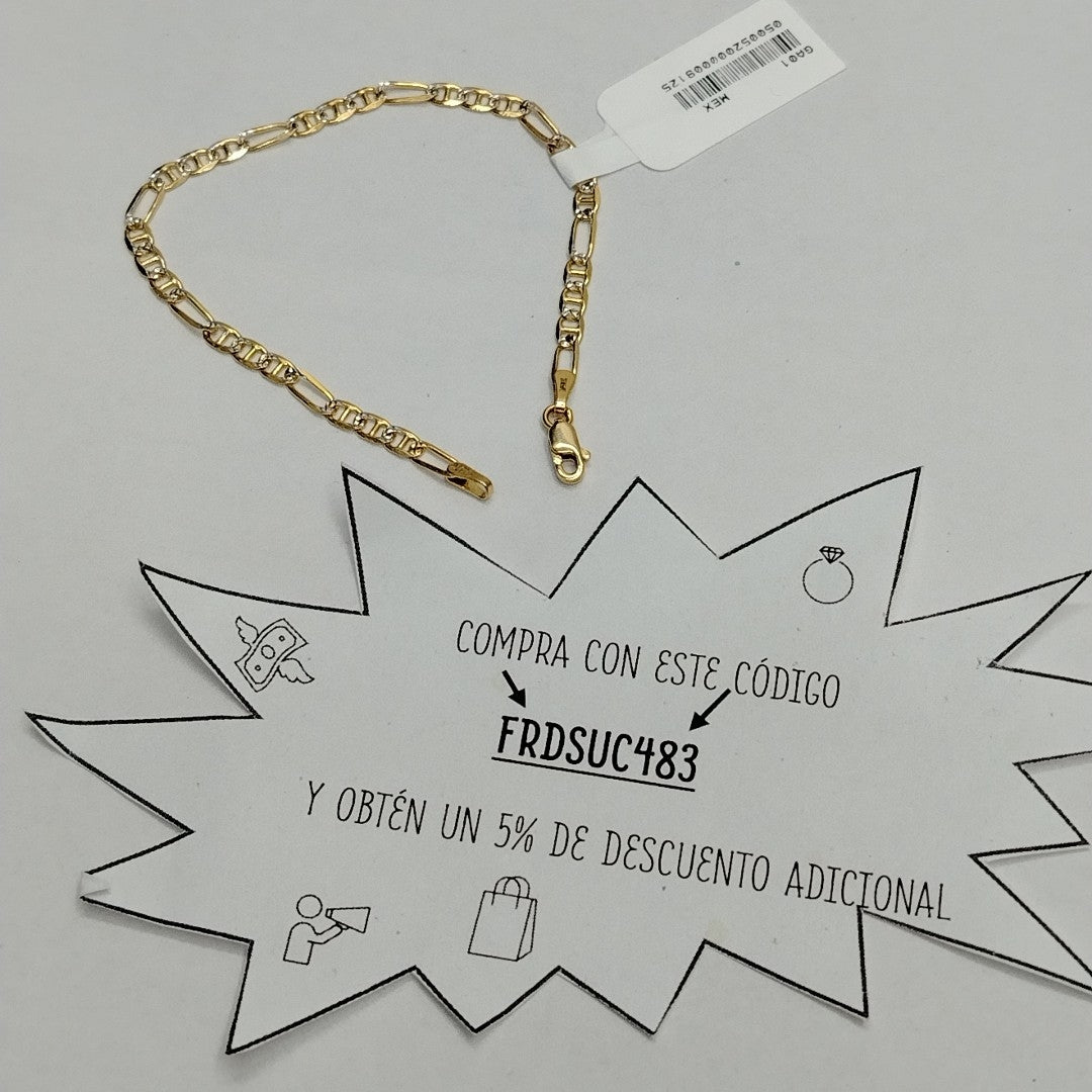 PULSERA TEJIDO 3X1 2.9G 18 CM (NUEVO)