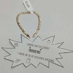 PULSERA TEJIDO BARBADA 4.6G 18 CM (NUEVO)