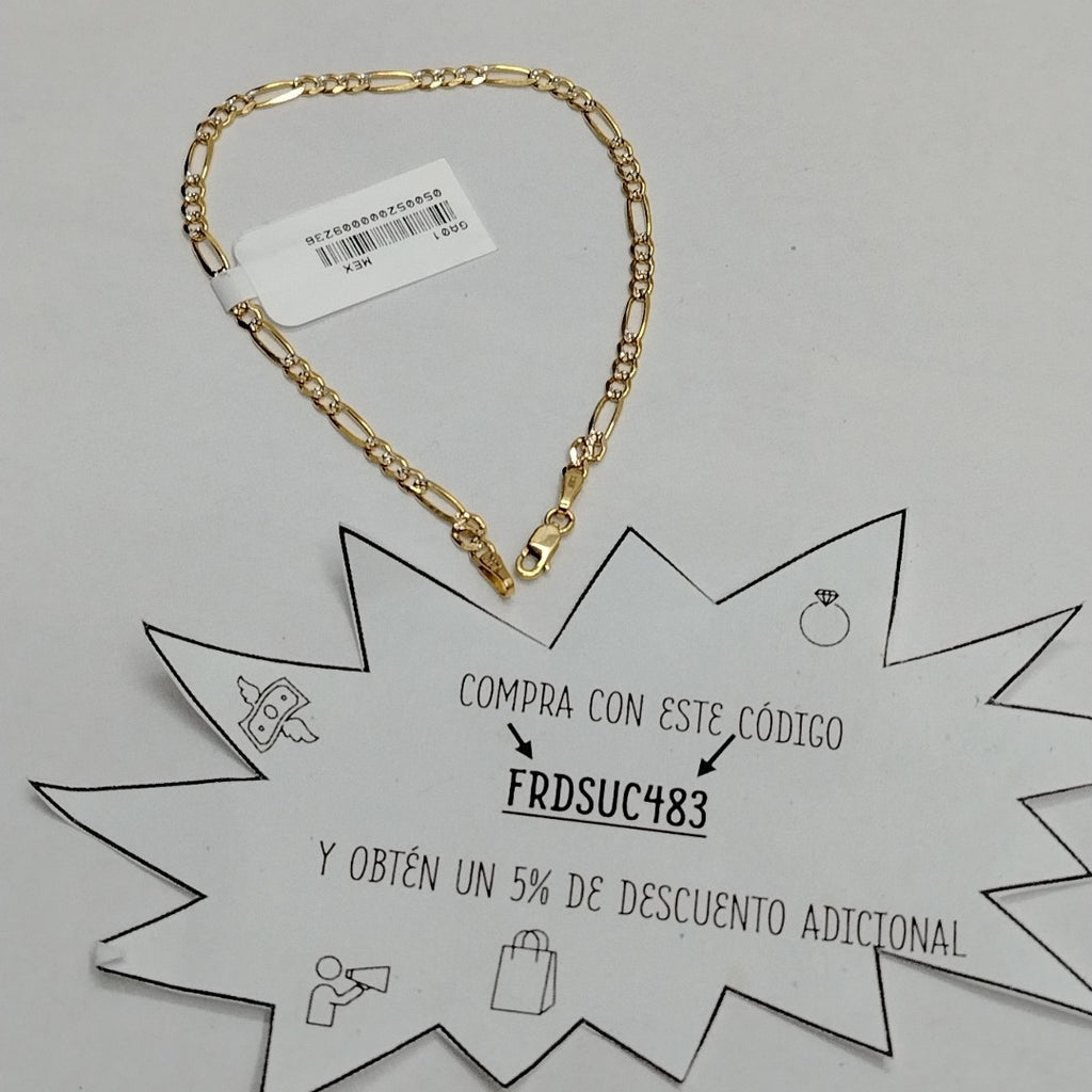 PULSERA TEJIDO 3X1 3.3G 18 CM (NUEVO)