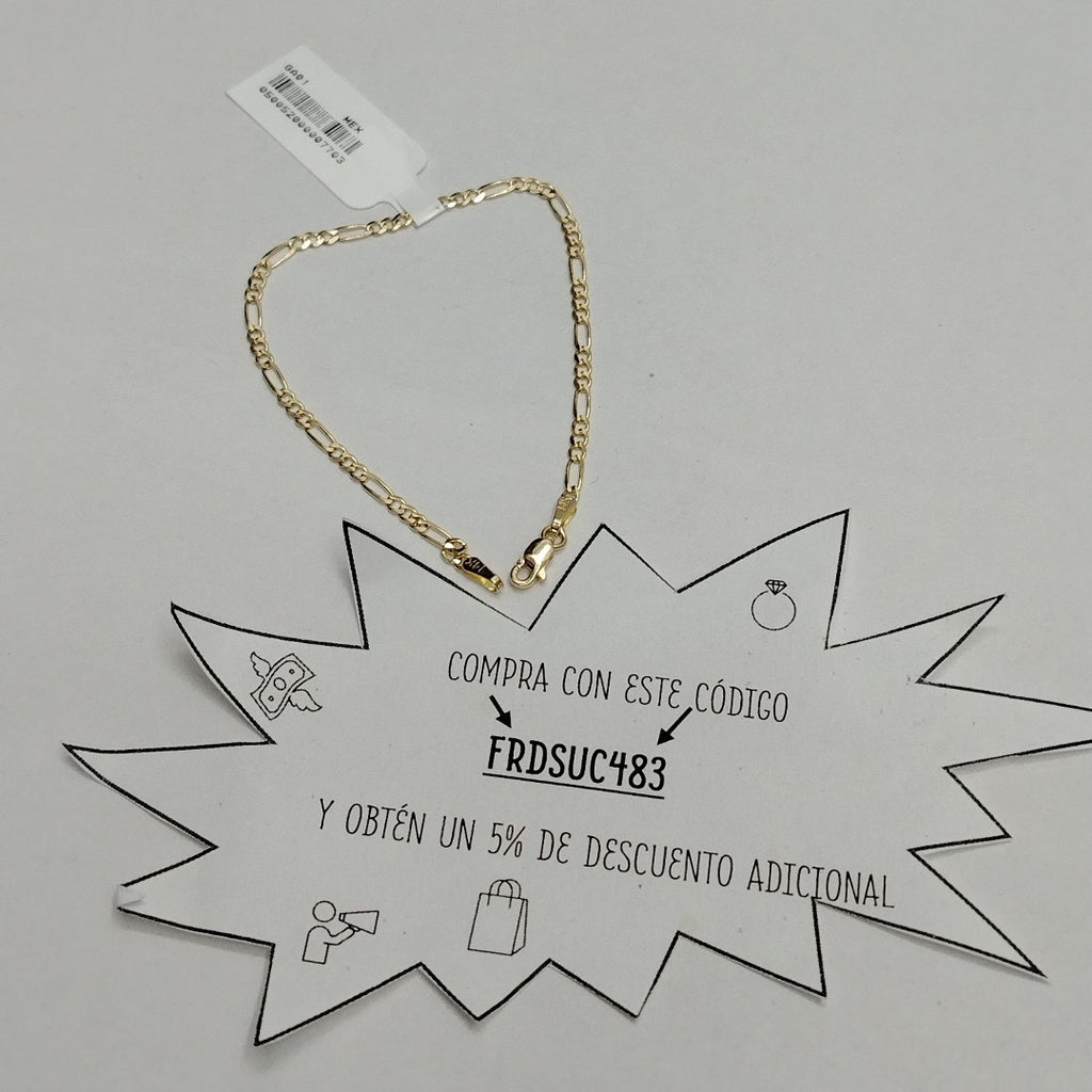 PULSERA TEJIDO 3X1 2.1G 18 CM (NUEVO)